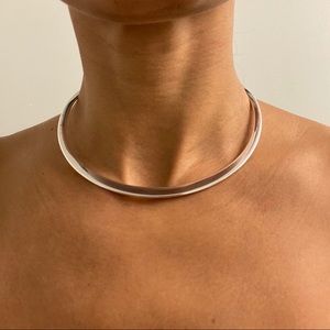 GUCCI - VINTAGE STERLING SILVER CHOKER NECKLACE